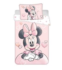 Disney povlečení do postýlky Minnie Powder pink baby 100x135, 40x60 cm