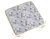 Sedák DITA hladký Šedá 34/401 40x40 cm