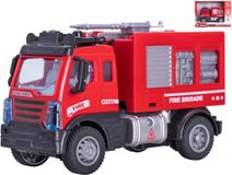 Auto hasičské s vodním dělem hasiči zpětný chod plast