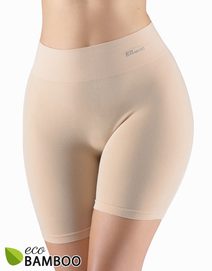 GINA dámské boxerky prodloužené, kratší nohavička, bezešvé, klasické, jednobarevné Eco Bamboo 03019P