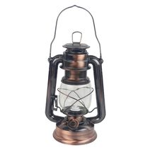 Kovová lucerna DEKORACE s LED osvětlením 24,5 cm K4230-30