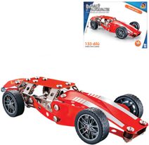 MALÝ MECHANIK Auto formule 133 dílků kovová STAVEBNICE typu Merkur