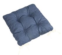 Sedák Adéla prošívaný - 40x40 cm prošívaný Modrá denim