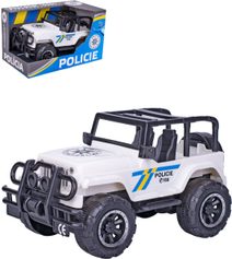 Auto Jeep policejní džíp na setrvačník český design policie české republiky