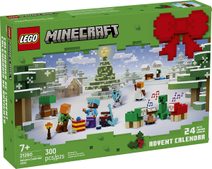 LEGO MINECRAFT Adventní kalendář 2025 rozkládací s herní plochou