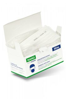 Nanovlákenné roušky Nano Med Clean 50 ks balení