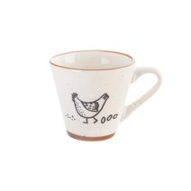 Hrnek porcelánový STATEK slepice espresso O0542 70 ml