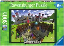 RAVENSBURGER Puzzle XXL Minecraft Cutaway 300 dílků 49x36cm