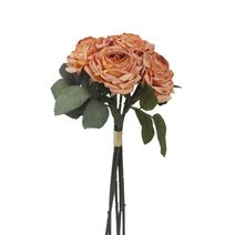 Kytice umělých sušených růží X7630-04 - 33 × 13 × 10 cm