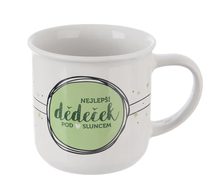 Hrnek porcelán NEJLEPŠÍ DĚDEČEK 0,34 l O0584 - pr.9cm,v.8,5cm,o.340ml