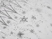 Tyl oděvní / dekorační se vzorem po obou stranách METRÁŽ