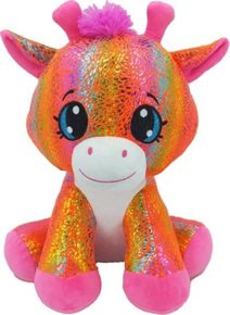 PLYŠ Žirafa Star Sparkle 37cm sedící oranžová