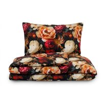 Saténové povlečení LUXURY COLLECTION Flamengo vínové