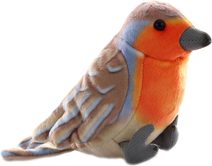 PLYŠ Pták Červenka 16cm ECO *PLYŠOVÉ HRAČKY*