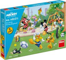 DINO Hra Mickey Mouse a kamarádi na hřišti 2v1