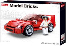 SLUBAN Model Bricks Auto Italský sporťák 163 dílků + 1 figurka STAVEBNICE