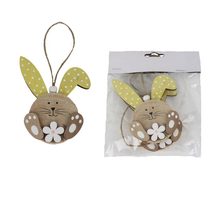 Velikonoční zajíček k zavěšení, 2 ks D7649-02 - 8,5x11x1