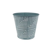 Květináč plechový K3050/2 - dia 14 × 12.6 cm