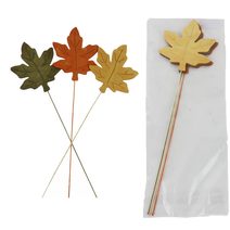 Zápich javorový list, 3 ks D7429 - 10 × 10 × 0.3 cm