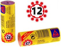 Kapsle "12" set 240 ran (20 věnečků) v tubě náhradní náboje do pistole kapslovky