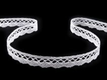 Bavlněná krajka paličkovaná šíře 10 mm METRÁŽ