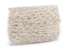 Prýmek splétaný s drobnými flitry šíře 10 mm