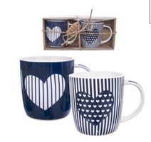 Hrnek JUST LOVE 2 ks O0130 - dia 8,5 x 9 cm