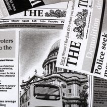 Látka - Ema Černá,Bílá 48/566 šířka 280 cm