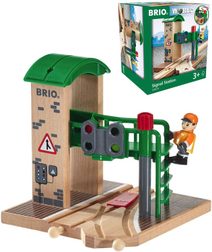 Brio signální stanice s výhybkou (doplněk k vláčkodráze)