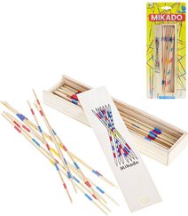 DŘEVO Hra mikádo set 31 tyčinek v krabičce *DŘEVĚNÉ HRAČKY*