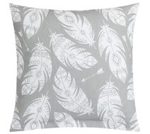 Polštářek ADÉLA Šedá,Bílá 55/237 40x40 cm