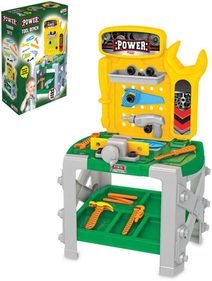 ADDO Pracovní dětský stůl set plastový ponk s nářadím 33ks