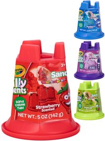 CRAYOLA Kinetický písek vonící ovoce 142g v kelímku 4 druhy