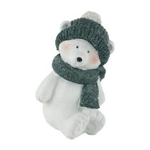 Dekorace medvídek X7510 - 14 × 12 × 18.5 cm