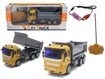 RC Auto nákladní auto - sklápěč na vysílačku 1:30 4 funkce