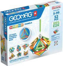 GEOMAG Supercolor Panels 52 dílků Eko magnetická STAVEBNICE