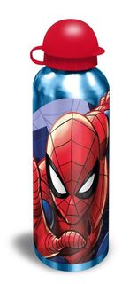ALU láhev Spiderman modrá Hliník, Plast, 500 ml
