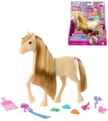 MATTEL BRB Barbie Kůň Tornado česací set s kadeřnickými doplňky