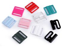 Zapínání plavkové / opaskové šíře 25 mm plastové 2 páry