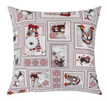 Polštářek VÁNOCE Bílá 55/122 40x40 cm