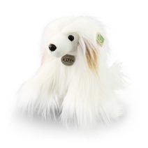 Plyšový pes čínský chocholatý - labutěnka 30 cm ECO-FRIENDLY