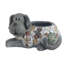 Dekorace k osázení pes X6596 - 36 × 23 × 19 cm