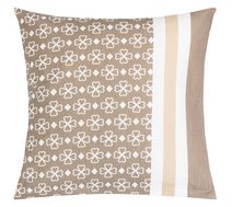 Povláček bavlněný Kávová,Bílá 90/368B 40x40 cm