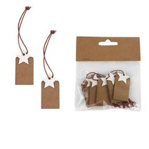 Jmenovka na dárek, 6 ks A0252 - 2,3 x 4,2 x 0,2 cm