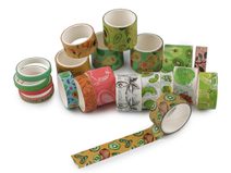 Washi ozdobná lepicí páska vintage sada