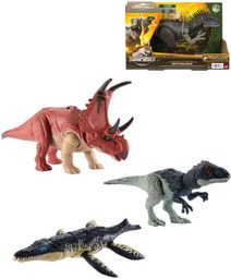 MATTEL Jurský svět: Nadvláda dinosaurus s divokým řevem na baterie 4 druhy Zvuk