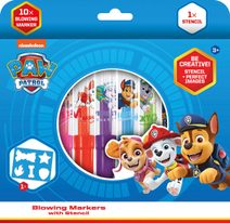 JIRI MODELS Foukací fixy 10+1 Tlapková Patrola (Paw Patrol)