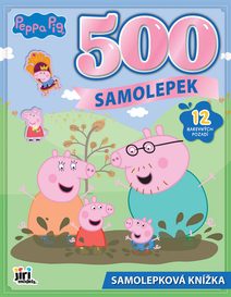 JIRI MODELS Velká samolepková knížka 500 samolepek Peppa Pig