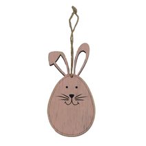 Velikonoční DEKORACE zajíc k zavěšení D6738-05 - 13 cm