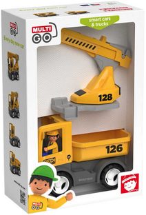 IGRÁČEK MultiGO BUILD set 2+1 figurka Igráček Stavbař s autem